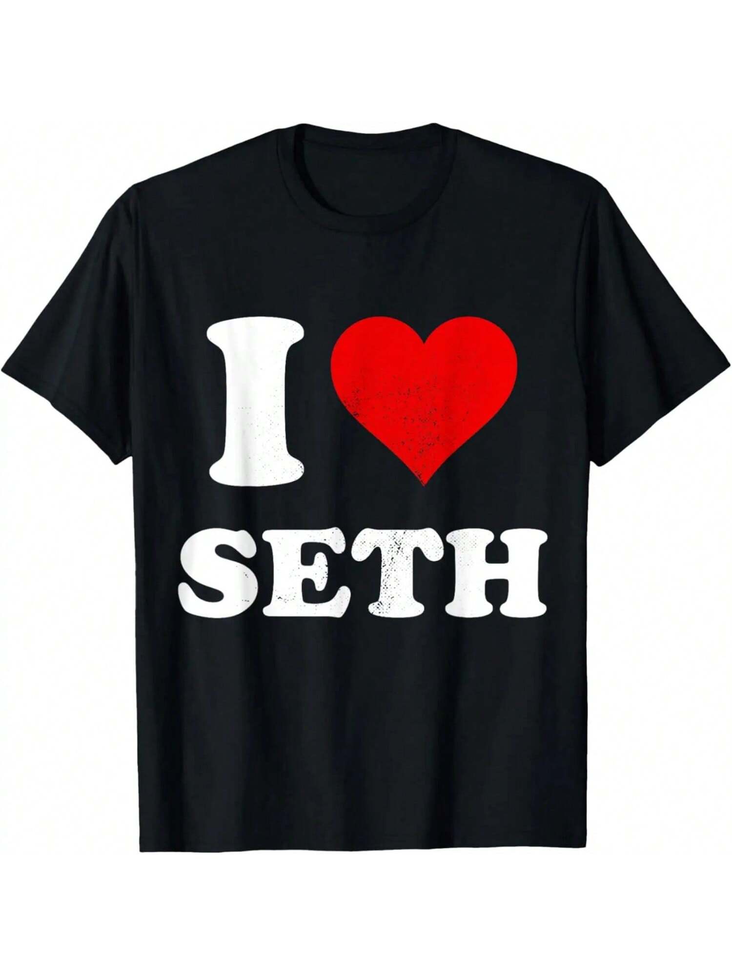 Оригинальная футболка I Love Seth I Heart Seth S разноцветный