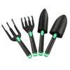 Planting Tools Small Shovel Rake With Wooden Handle Plastic Digging Seedling Tool Garden Pot Care Kit
