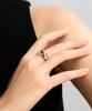Lloyd Fluffy Twisted Silver Ring Llrs50312S