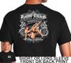 Biker High Perform Body Shop Sexy Girl Classic Panhead Motorcycle Mens T Shirt