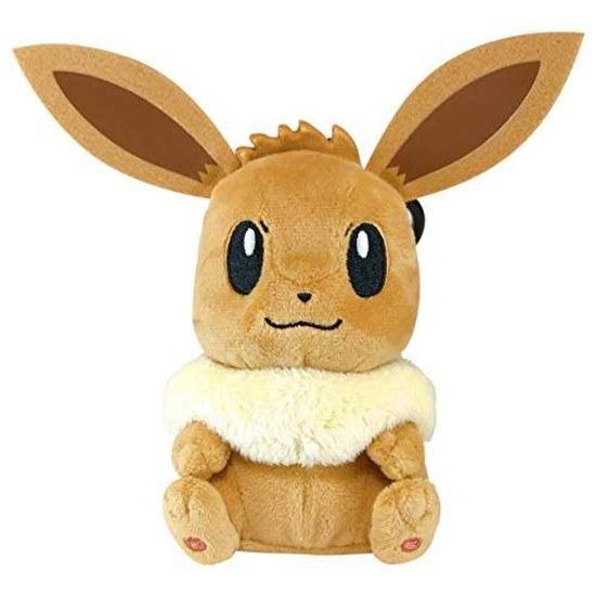 Takara Tomy Arts Pocket Monster Sound Plush Toy Pokemon Eevee Height Approximately 18cm