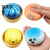 Dumpling Squeeze Toy Cartoon Expression Toy, Anxiety Relief Dough Stress Ball Fidget Stretchy Steamed Bun Sensory for Kids Adults Reliever
