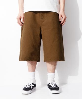 QT8 GARMENTS Lb Oxford Wide Bermuda Shorts (Brown)