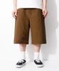 QT8 GARMENTS Lb Oxford Wide Bermuda Shorts (Brown)