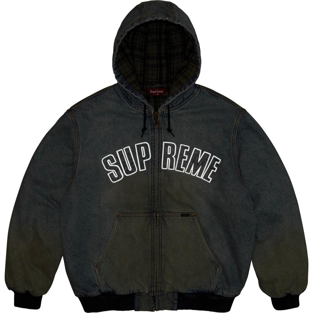 Supreme FW25 TÝDEN1 Reflexní Arc Hooded Pracovní Bunda Unisex SUP-FW25-007