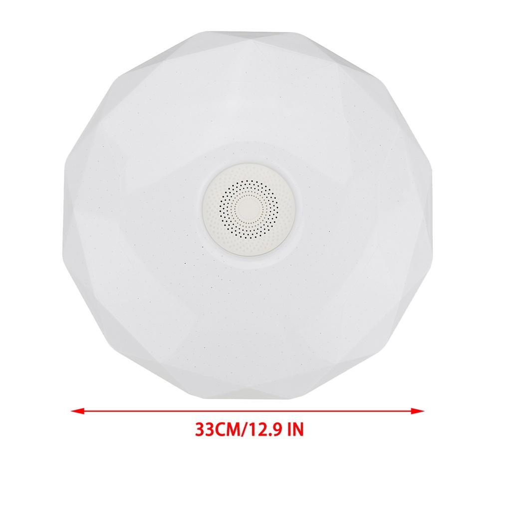 220V 60W RGB Speeker Dimmable Lamp Smart Bedroom Lamp APP Remote Control Modern bluetooth LED Ceiling Light