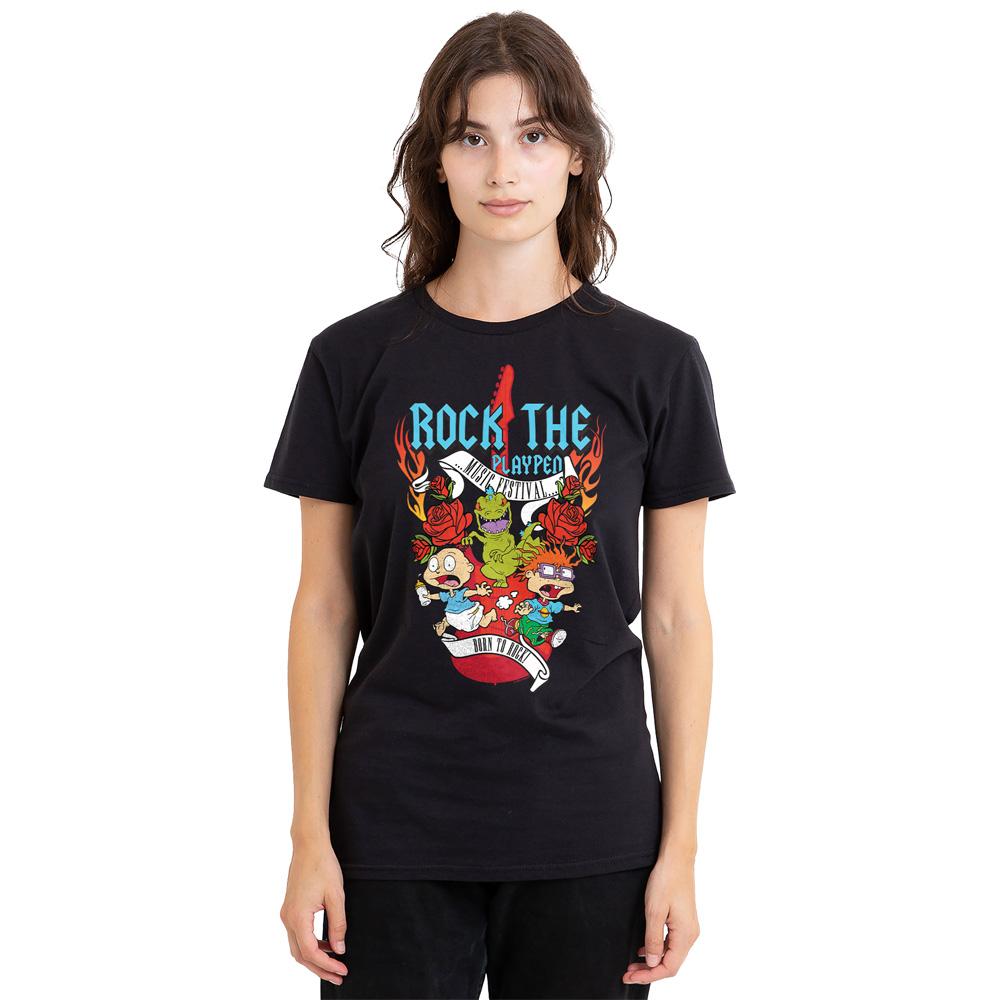 Rugrats Unisex Adult Rock The Playpen Music Festival T-Shirt
