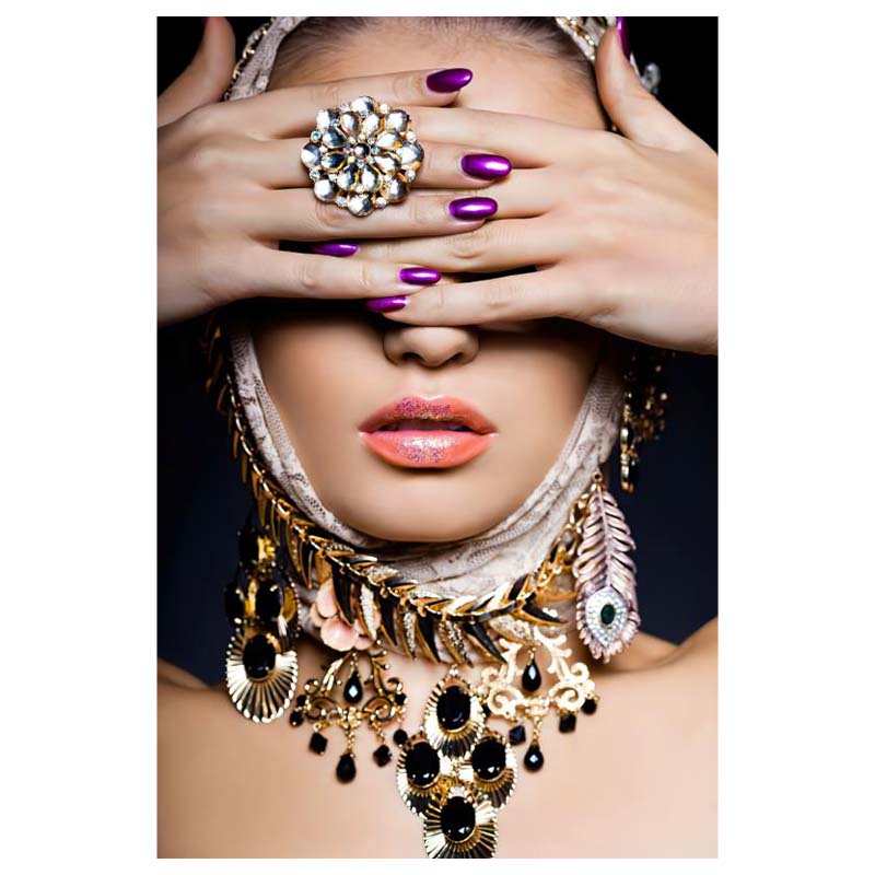 

Модные формы ногтей, салон красоты, холст, постеры и принты, Декор для макияжа, подарки, тип ногтей, руководство, художественная картина на холсте, картина 20x30cm