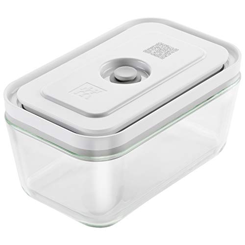 Zwilling "Recipiente de Vidro a Vácuo Fresh & Save Tamanho M" Recipiente de Armazenamento de Vidro Hermético Resistente ao Calor [Produto Japonês Autorizado] Fresh Save