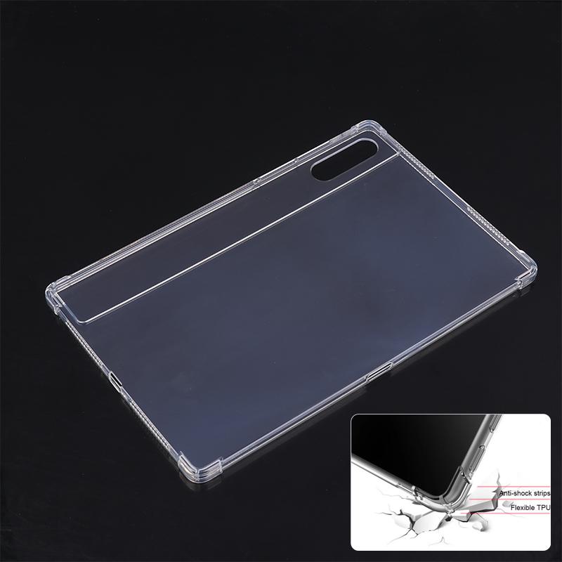 For Yoga Pad Pro 12.7 Inch Tablet Case Transparent Tpu Soft Cover Anti-Slip With Air Bags Anti-Drop & Scratch Tablet Sleeves