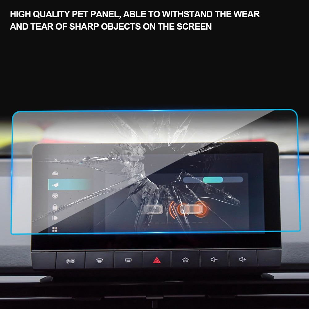 2Pcs Car Gear Panel Dashboard Navigation Interior Screen Protective Film TPU Anti-Scratch Sticker Protect For MG MG4 EV 2024-23