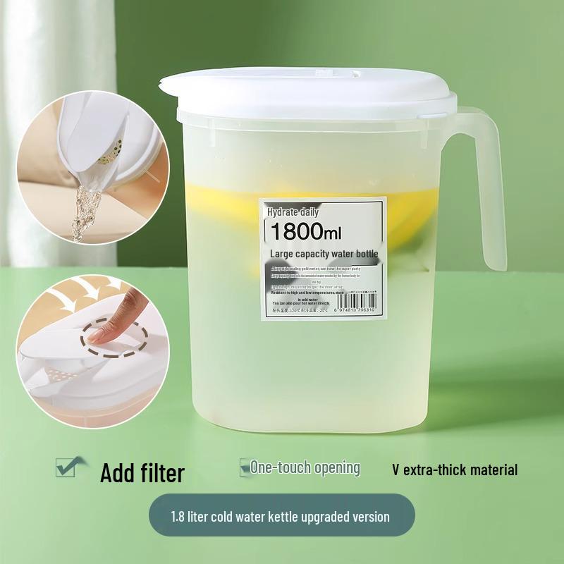 

Кувшин для холодного заваривания большой вместимости, устойчивый к высоким температурам, и кувшин для фруктового чая