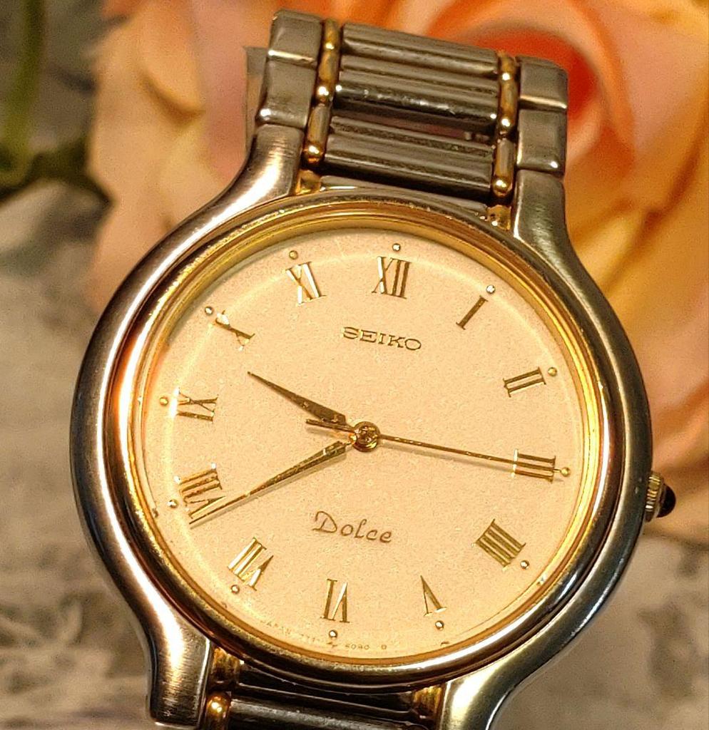 [USED] SEIKO Dolce Silver Gold