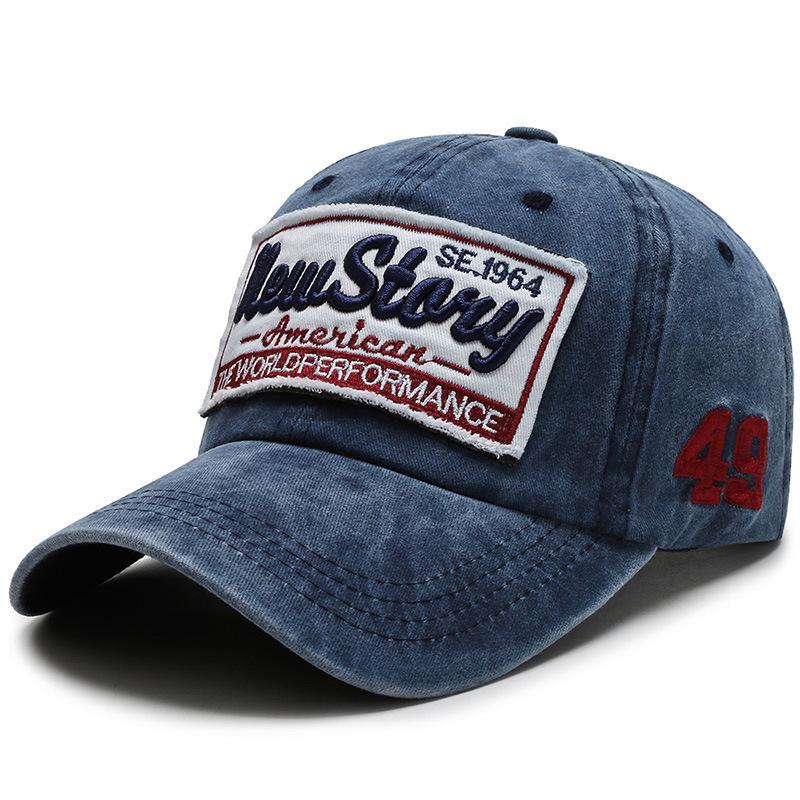 

Vintage Washed Cotton Baseball Cap Korean Style Adjustable Unisex Fashion Sun Hat For Men Women Casual Truck Hat Versatile Gift Adjustable