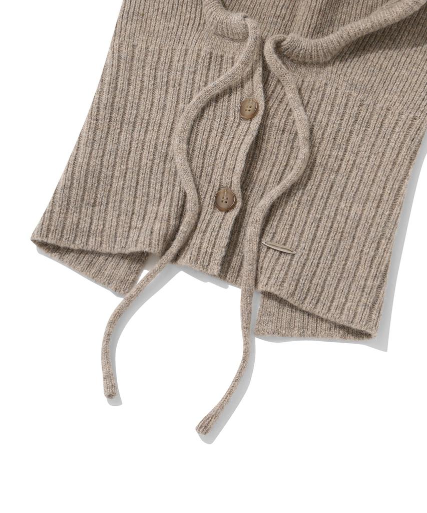 COVERNAT WOMAN Cloverheart Balaclava Beige