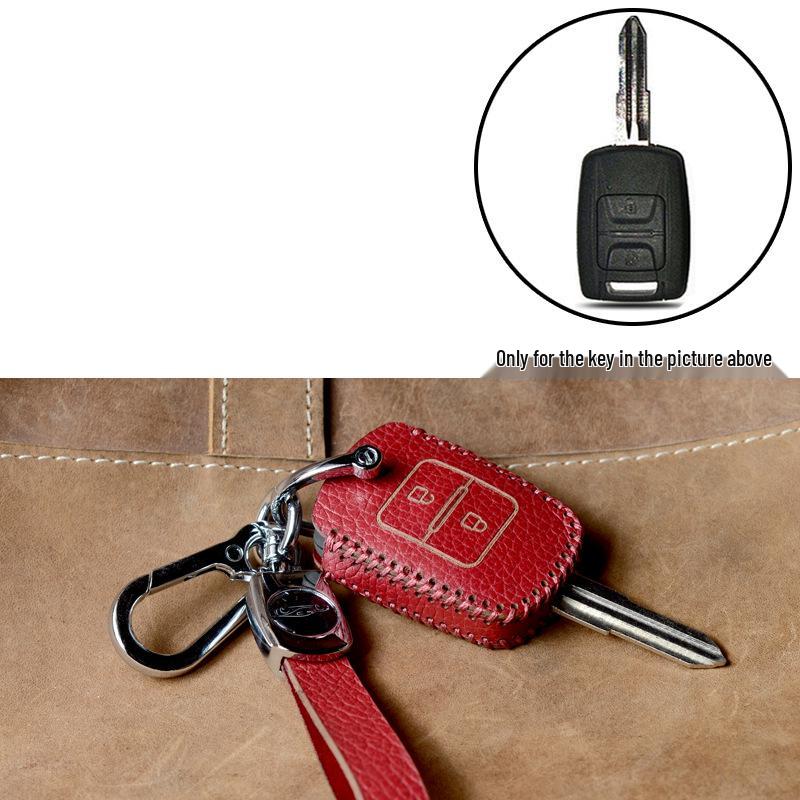 Wuling Hongguang, Zhiguang, Rongguang V Mini Top-Grain Cowhide Key Bag Buckle