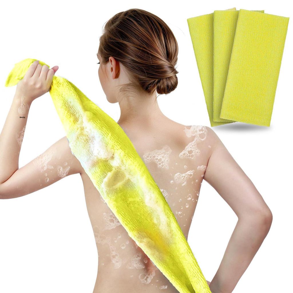 Korean Style Exfoliating Towel - African Net Sponge Bath & Shower Back Scrubber