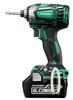 HiKOKI Hitachi Cordless Impact Aggressive Green includes and Bits sold (formerly Koki) Driver, WH18DDL2(2LYPK)(L), battery, charger, case. separately.