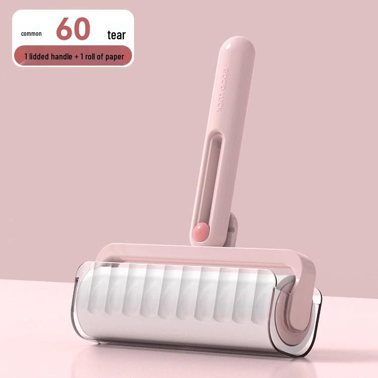 Clothes Lint Roller Replacement: Sticky Tear-Off for Hair Removal on Bed and Household Surfaces.