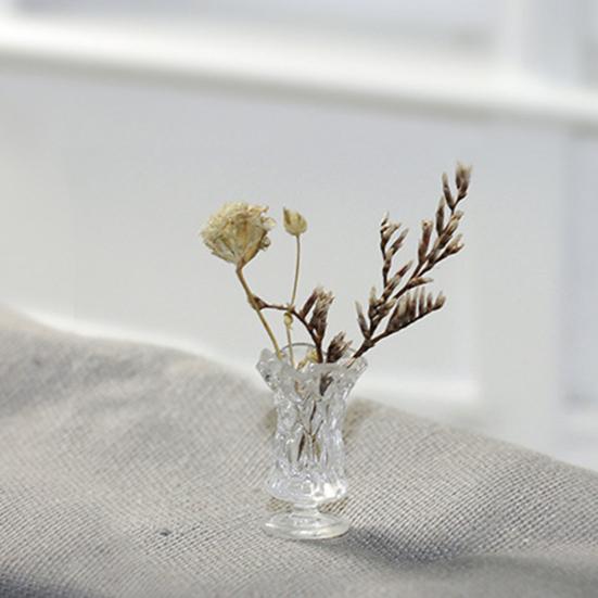 Mini-Vase Gute Verarbeitung Angenehmes Handgefühl Maßstab 1/12 Mini-Blumenvase Jardiniere Modell zur Dekoration
