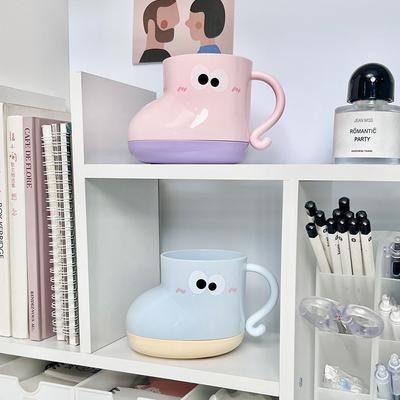 Creative Cute Shoe Shaped Mouthwash Cups Home Dormitory Kid's Toothbrush Cup Couple Student High Appearance Cartoon Plastic Mug