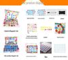 English Alphabet Magnet Tiles: Uppercase & Lowercase Letter Stickers for Kids' Education