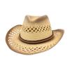 Straw Hat Ethnic Style Simple High-End Cowboy Hat Summer Sun Protection Shade Beach Couple Straw Hat