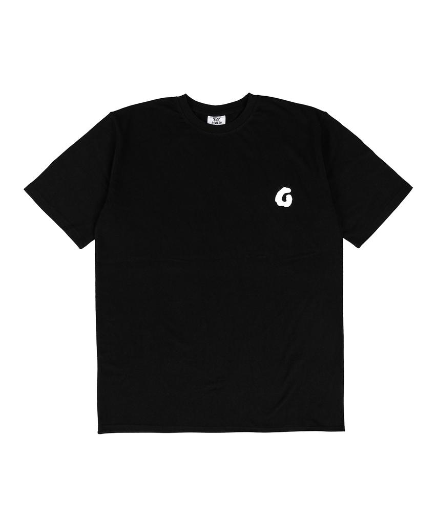 Gupeuopeuseutyudio Gofs Main Logo T-Shirt Black (White)
