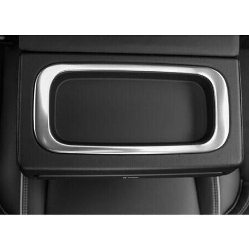 Car Stick Cover Interior Trim Stainless Steel Center Console Cup Gear Box Frame Part 1pcs For Volvo XC60 2018