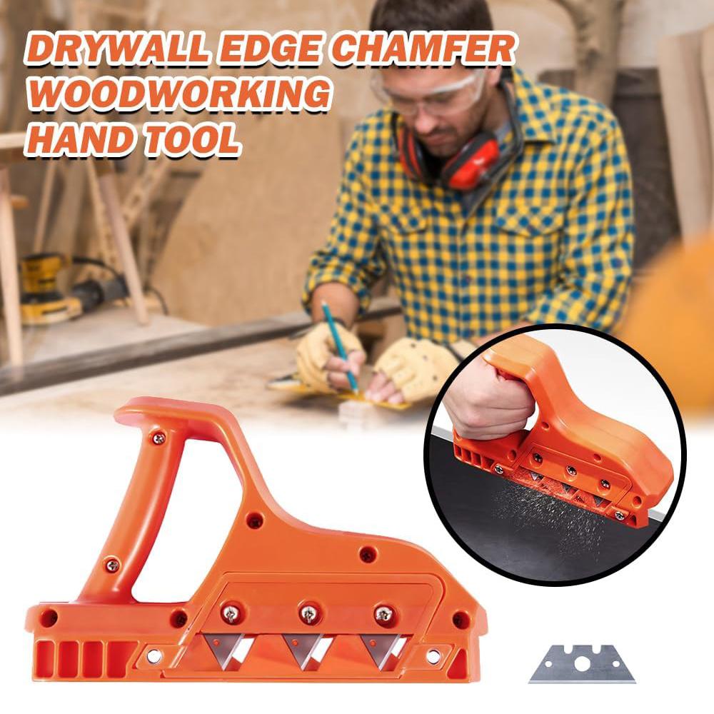 Drywall Chamfer Woodworking Hand Tool for Cutting Plasterboard(45°+60°)