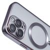 For iPhone 16 Pro Max Case Compatible with MagSafe Magnetic Clear TPU Phone Cover with Lens Film