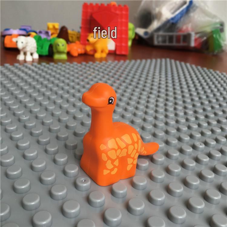 Gegele Lego-Compatible Building Blocks: Large Particles & Small Animal Accessories - Ocean, Zoo, Dinosaur Educational Toys