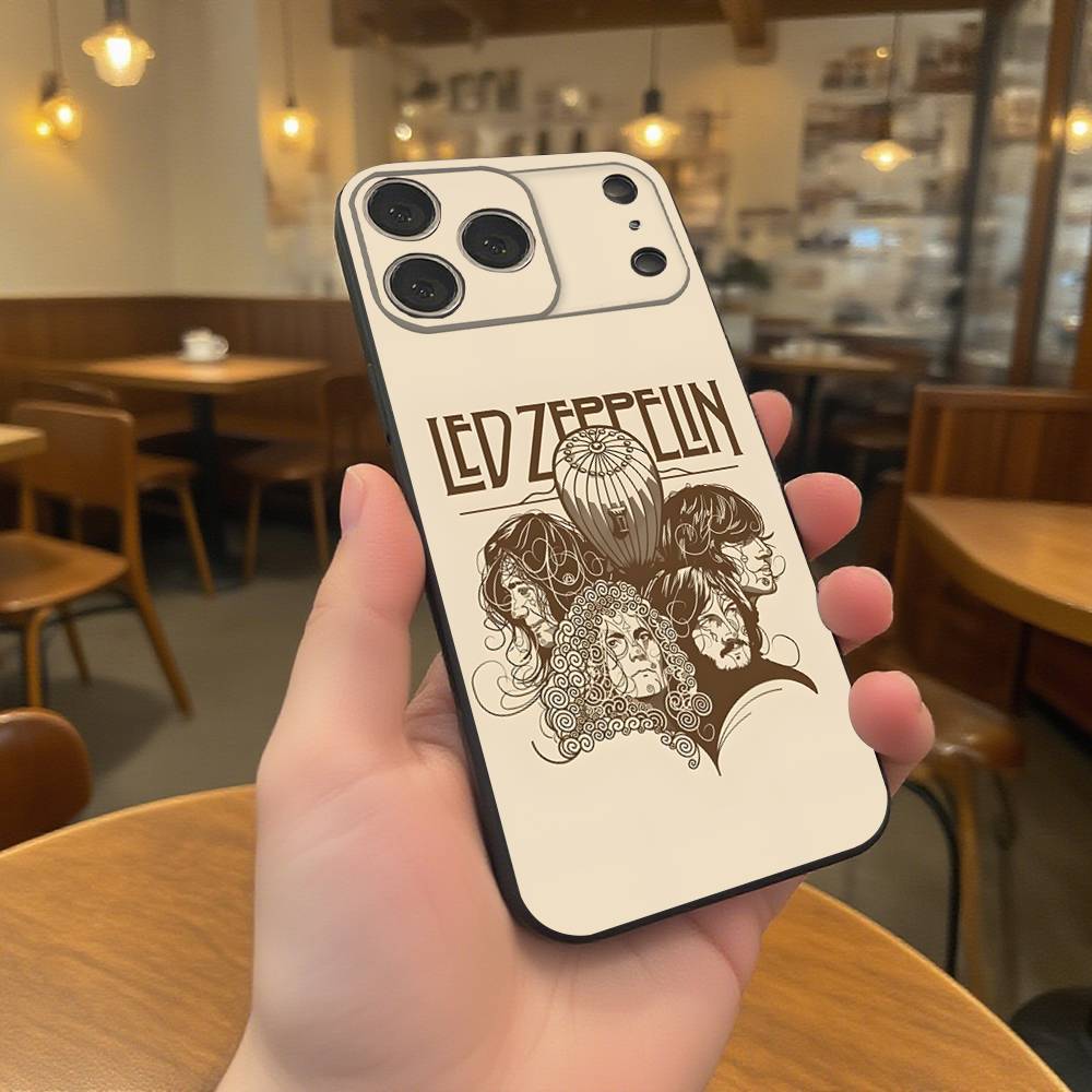 

Hot L-Led Z-Zeppelins Band Phone Case For iPhone 17,16,15,14,13,12,11,Pro,XS,Max,XR,Plus,E,SE4,Mini Black Soft Cover iPhone12PROMAX