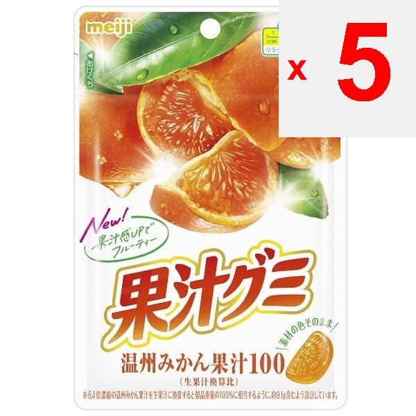 MEIJI Gummi au jus de fruit Meiji Onshu Mikan 54 gCaractéristiques : À croquer et relaxant, facile à manger” Caractéristiques : À croquer et relaxant, facile à manger”