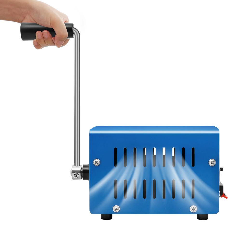 Tragbare USB Handkurbel Notstromgeneratoren, Multifunktionale Hohe Leistung 20W 28V, mit Griff, für Outdoor Camping Überlebensaktivitäten