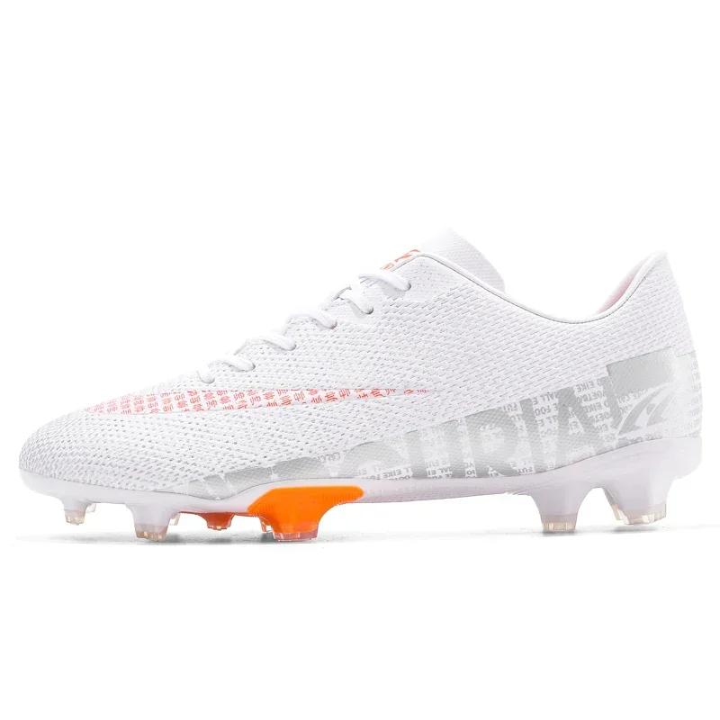 Men Soccer Shoes TF/FG High/Low Ankle Football Boots Male Outdoor Non-slip Grass Multicolor Training Match Sneakers Size 35-45