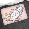Cartoon C-Chiikawas Door Mat Washable Non-Slip Living Room Sofa Chairs Area Mat Kitchen Bedside Area Rugs