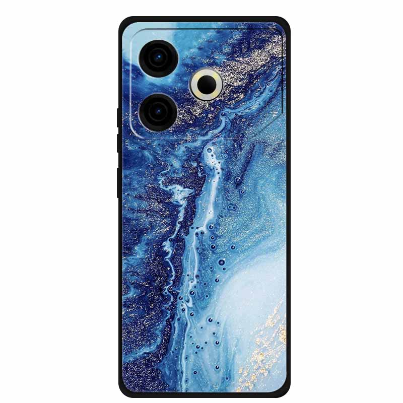 Phone Case For Tecno Pova6 Neo TPU Back Coque for Pova 6 Neo Marble Colour Soft Cover Protective Funda Luxury Silicone Shell