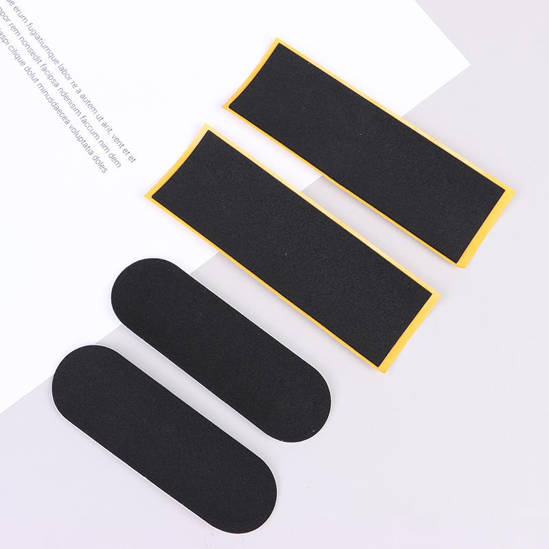 5 Stück schwarze Griffbrett-Deck-ungeschnittene Klebeband-Aufkleber, schwarze Schaumstoff-Griffband-Aufkleber