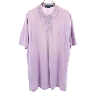 Polo by Ralph Lauren Short Sleeve Polo Shirt XL Purple Fawn Men's Used