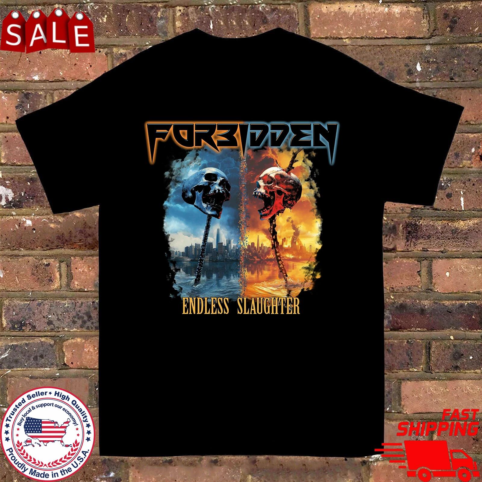ENDLESS SLAUGHTER 40 YEARS OF FORBIDDEN EVIL T Shirt Full Size S-5XL M