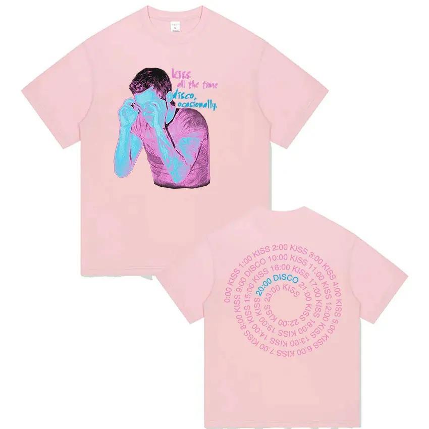 Unisex Women Vintage High Quality Fashion Oversized Cotton T-shirt Kiss All The Time Disco Occasional Album 2026 Fans Gift T Shirt