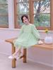 Girls' 2025 Spring/Autumn Long Sleeve Tulle Princess Dress - Perfect Birthday Gift for Middle Childhood