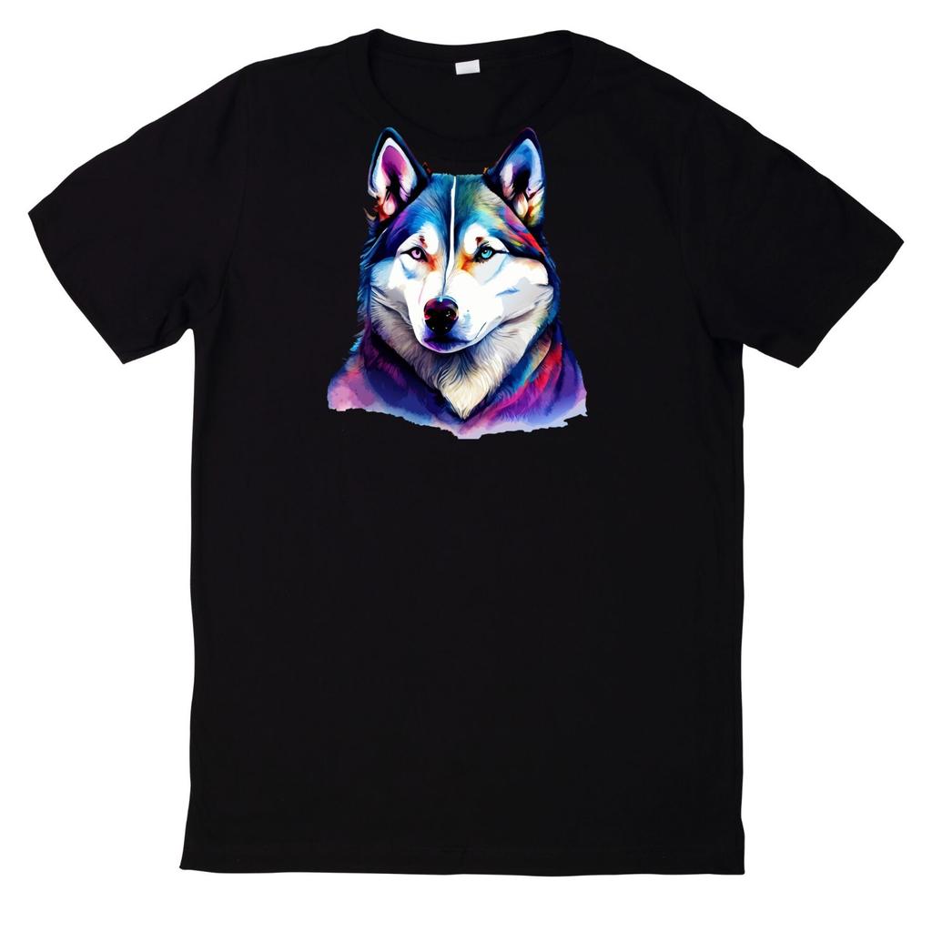 T-Shirt Wolf Motif Lone Wolf Husky Outdoor Gift CottonWill Be Opened In a New Window or Tab