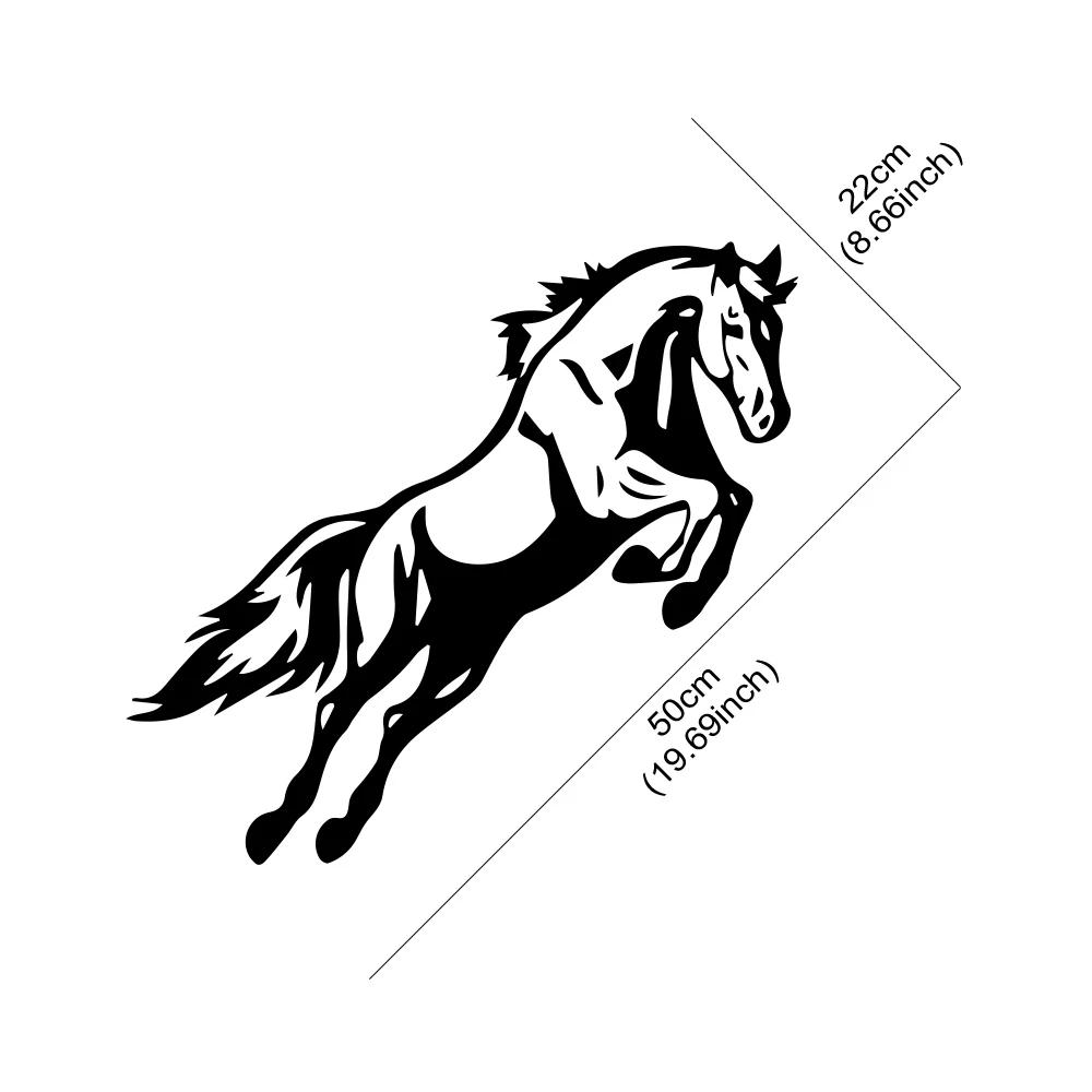 Universal Jumping Horse Car Sticker Car Body Windshield Personalized Waterproof Vinyl Decal Auto Exterior Decoration Accessories