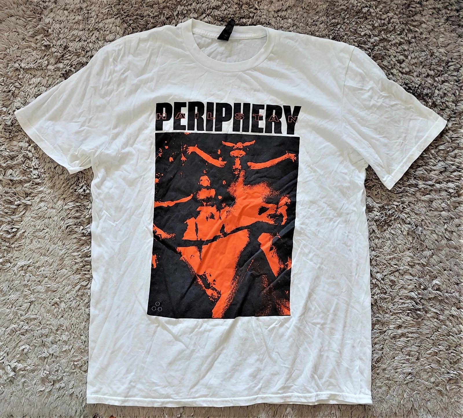 PERIPHERY Hail Stan T Shirt Men s Large White Cotton Sze Large R86 S