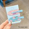 2/4pcs Candy Color Fruit Hair Bang Clip Summer Hairpin No Crease Acrylic Barrette Hair Side Clamp For Girl Hair Accessories