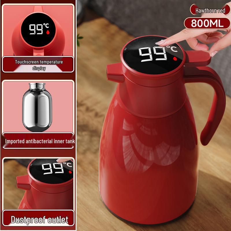 

2024 Большой емкости термос для дома, общежития и офиса - Новая модель для горячей и кипяченой воды 800ml to 2000ml