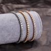 Elegantes Kordelzug-Armband mit Strasssteinen
