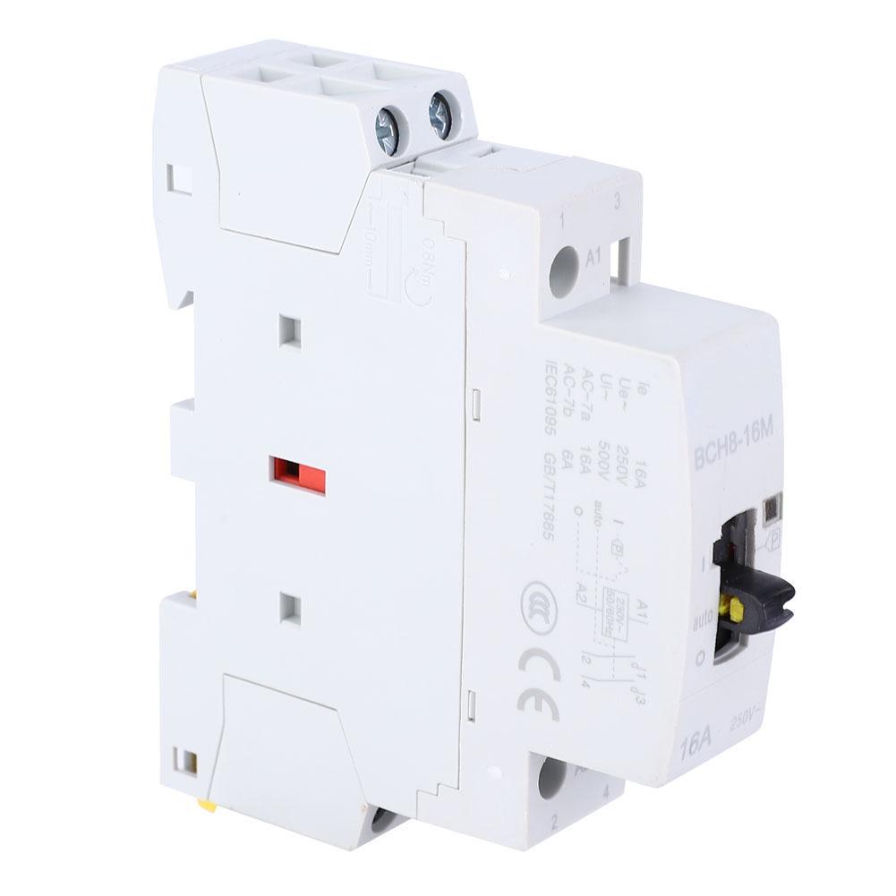 

2P16A Household AC Contactor with Manual Control Function for Building Electrical 230V(2NO)